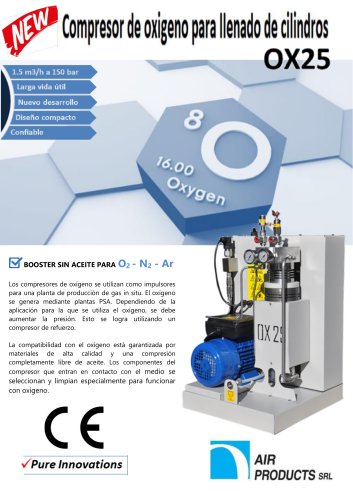 Compresor Booster modelo OX25