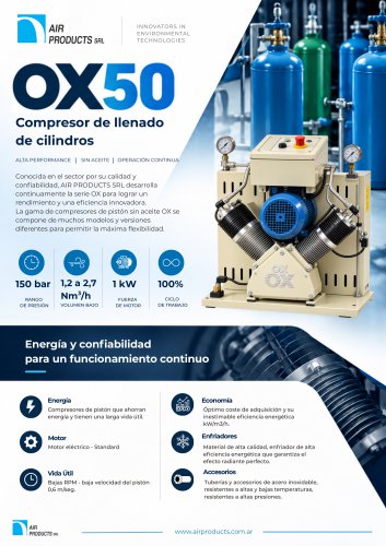 Compresor Booster modelo OX50