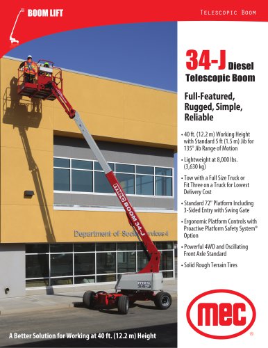 34-JDiesel  Telescopic Boom