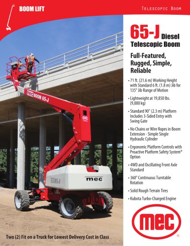 65-J  Diesel  Telescopic Boom
