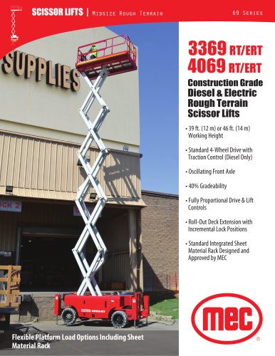SCISSOR LIFTS | Midsize Rough Terrain 69 Series