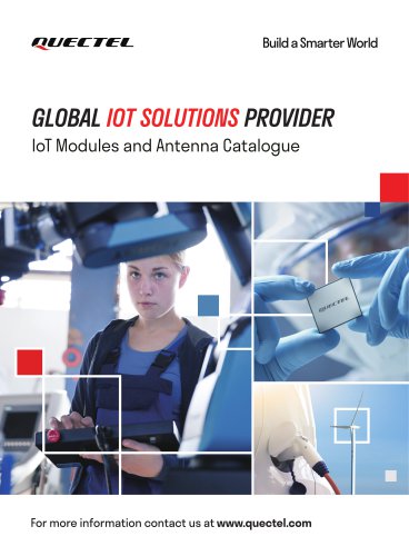 GLOBAL IOT SOLUTIONS PROVIDER loT Modules and Antenna Catalogue