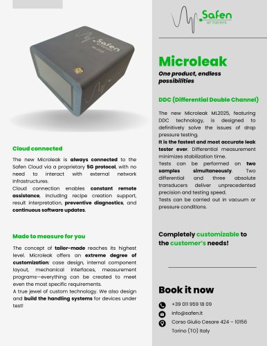 Microleak Data Sheet