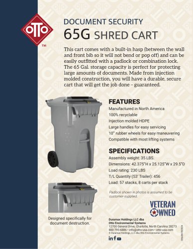 65G SHRED CART