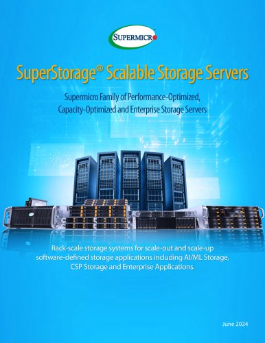 SuperStorage® Scalable Storage Servers