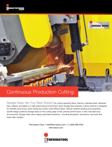 Continuous Production Cutting.