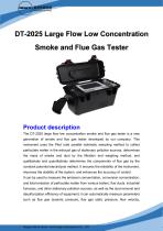 DT-2025 flue gas analyzer