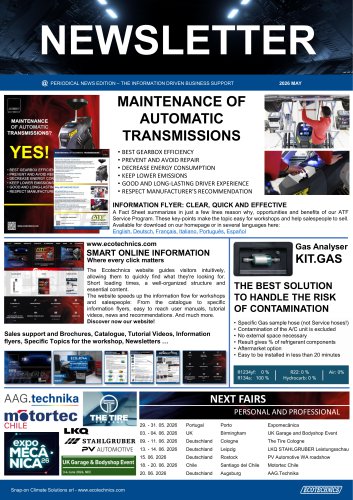 MAINTENANCE OF AUTOMATIC TRANSMISSIONS