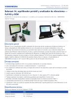 Balanset-1A, equilibrador portátil y analizador de vibraciones — Full Kit y OEM