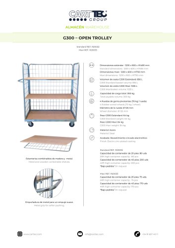 G300 – OPEN TROLLEY