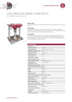 HIGH PRESSURE BARREL PUMP FP015