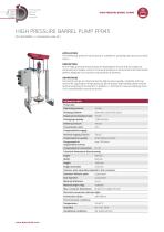 HIGH PRESSURE BARREL PUMP FP045