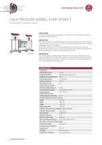HIGH PRESSURE BARREL PUMP FP045-T