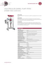HIGH PRESSURE BARREL PUMP FP050