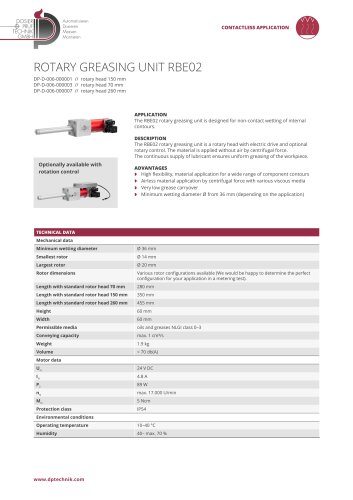 ROTARY GREASING UNIT RBE02