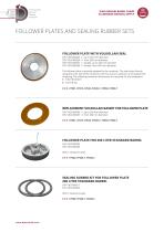 SEALING RUBBER KIT FOR FOLLOWER PLATE 200 LITER STANDARD BARREL