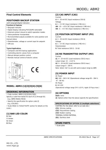 Final Control Elements
