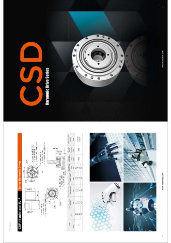 Harmonic gear reducer CSD-17 Series