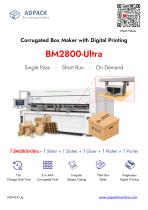 Corrugated Box Maker with Digital Printing BM2800-Ultra