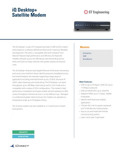 iQ Desktop+ Satellite Modem