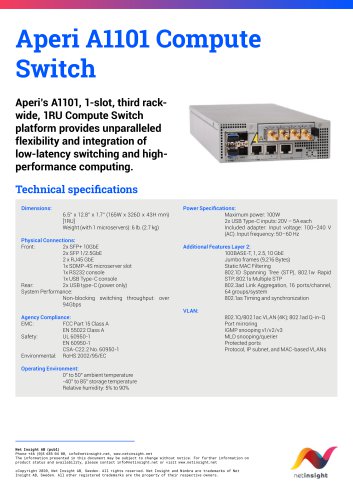 Aperi A1101 Compute  Switch