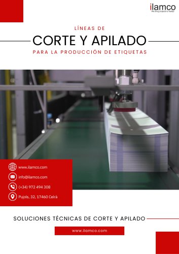 LÍNEAS DE CORTE Y APILADO PARA LA PRODUCCIÓN DE ETIQUETAS