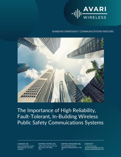 ENABLING EMERGENCY COMMUNICATIONS INDOORS