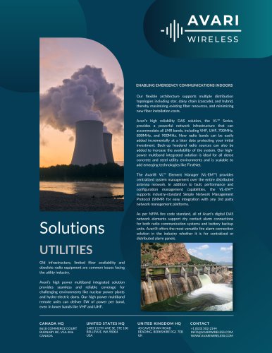 Solutions UTILITIES