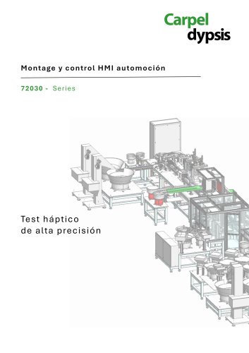 Linea montage y contrl HMI automoción