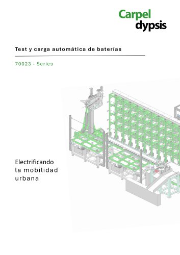 Test y carga automática de baterías