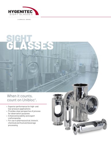 Hygenitec&trade; Sight Glasses