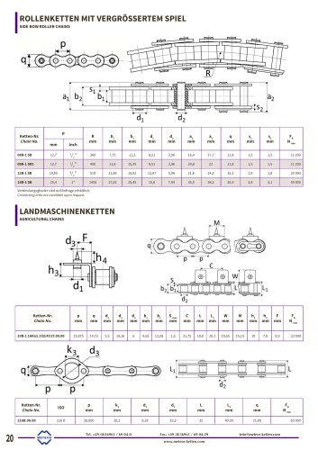   Side bow chains