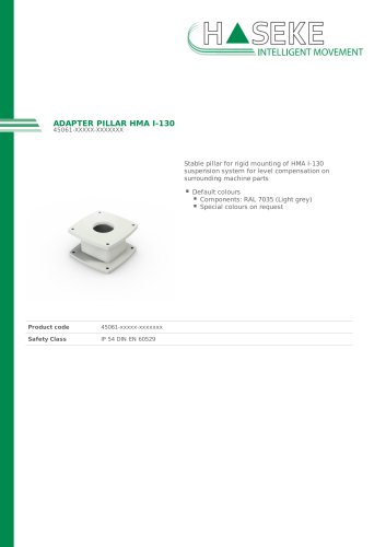 Adapter pillar HMA I-130