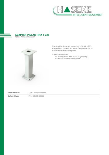 Adapter pillar HMA I-225