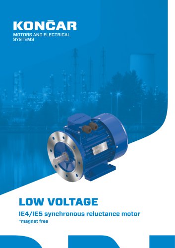 LOW VOLTAGE IE4/IE5 synchronous reluctance motor