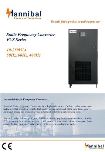 Static Frequency Converter FCS Series