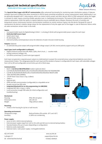 AQ3 Data Logger NB-IoT EN