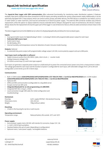 AQ3 RTU Data Logger IoT EN