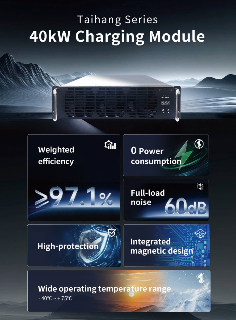 TonHe Technology 40kW CE-certified charging power module - Tonhe Technology