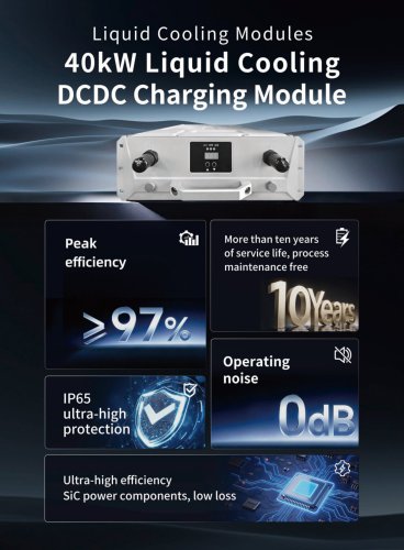 TonHe Technology 40kW Liquid Cooling DCDC Charging Module