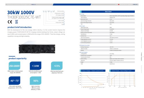 Tonhe Technology EV Charger Module TH30F10025C7E-WT
