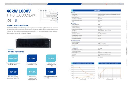 Tonhe Technology EV Charger Module TH40F10030C9E-WT