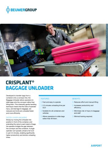 BAGGAGE UNLOADER