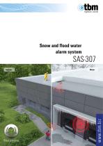 Snow and flood water alarm system