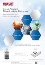 Ceramic packaged all-solid-state batteries