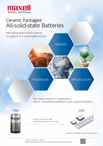 Ceramic packaged all-solid-state batteries