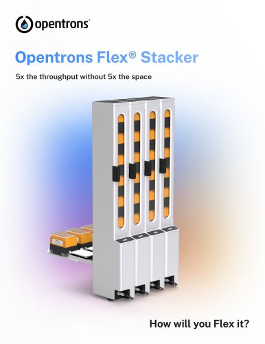 Opentrons Flex® Stacker Brochure