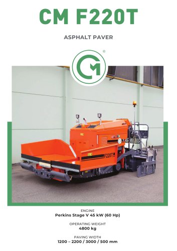 Tracked Paver F220T