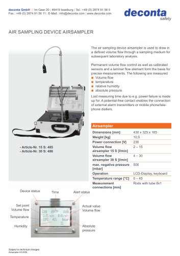 AIR SAMPLING