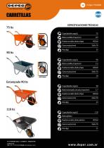 PLASTIC TROLLEY 110L PNEUMATIC - 1